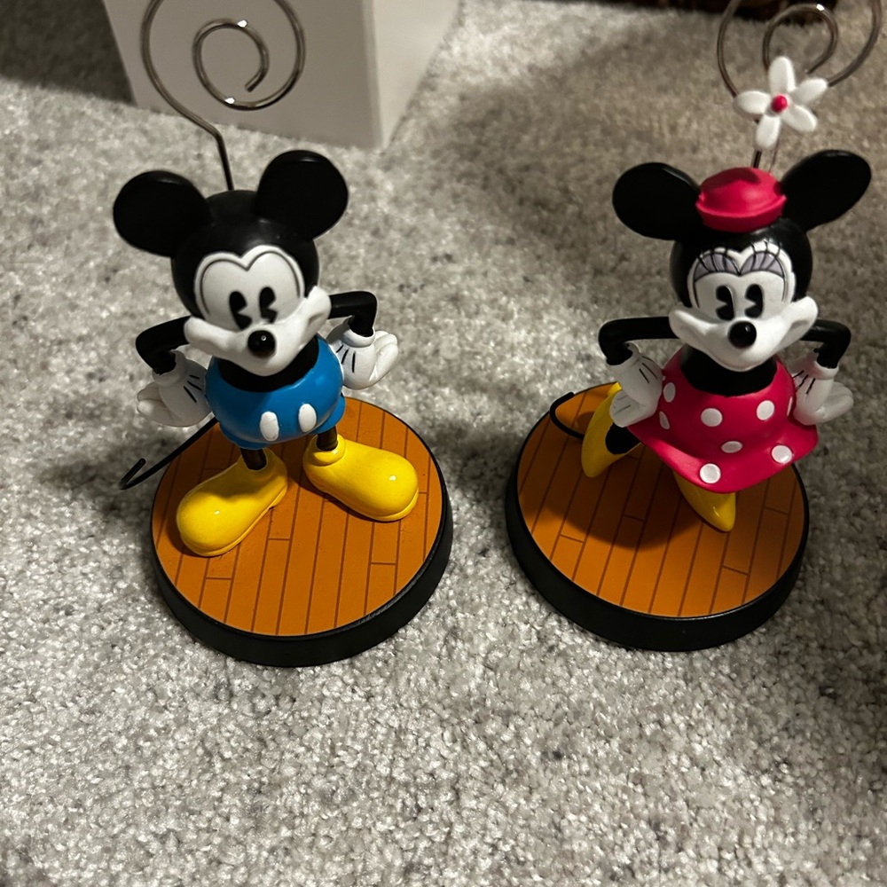 Mickey and Minnie Mouse picture holder